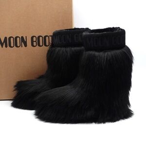 NEW Women's Moon Boot Icon Yeti Mid Faux Fur Winter Boots